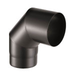 Curva 90º Em Ferro Preto, Diâmetro: 180 MM, Espessura 2 MM